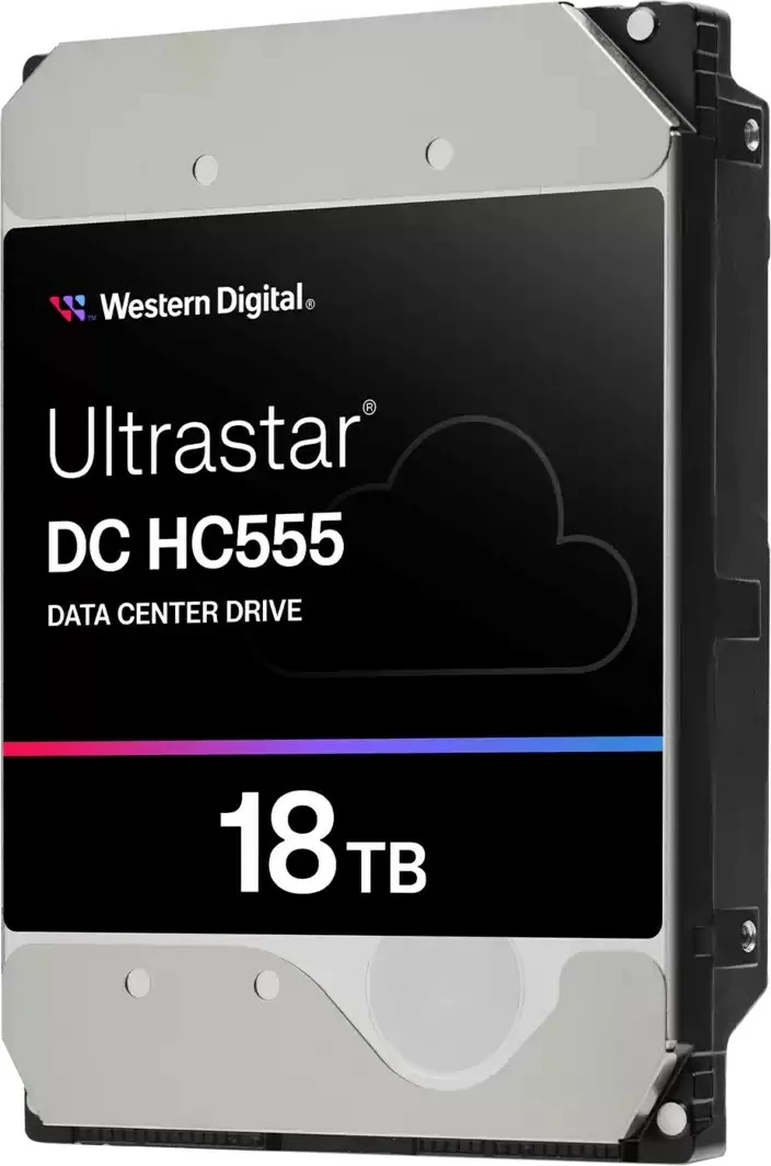 Trdi disk Ultrastar DC HC555 Western Digital, 18 TB, 7200 RPM, 3,5", SATA