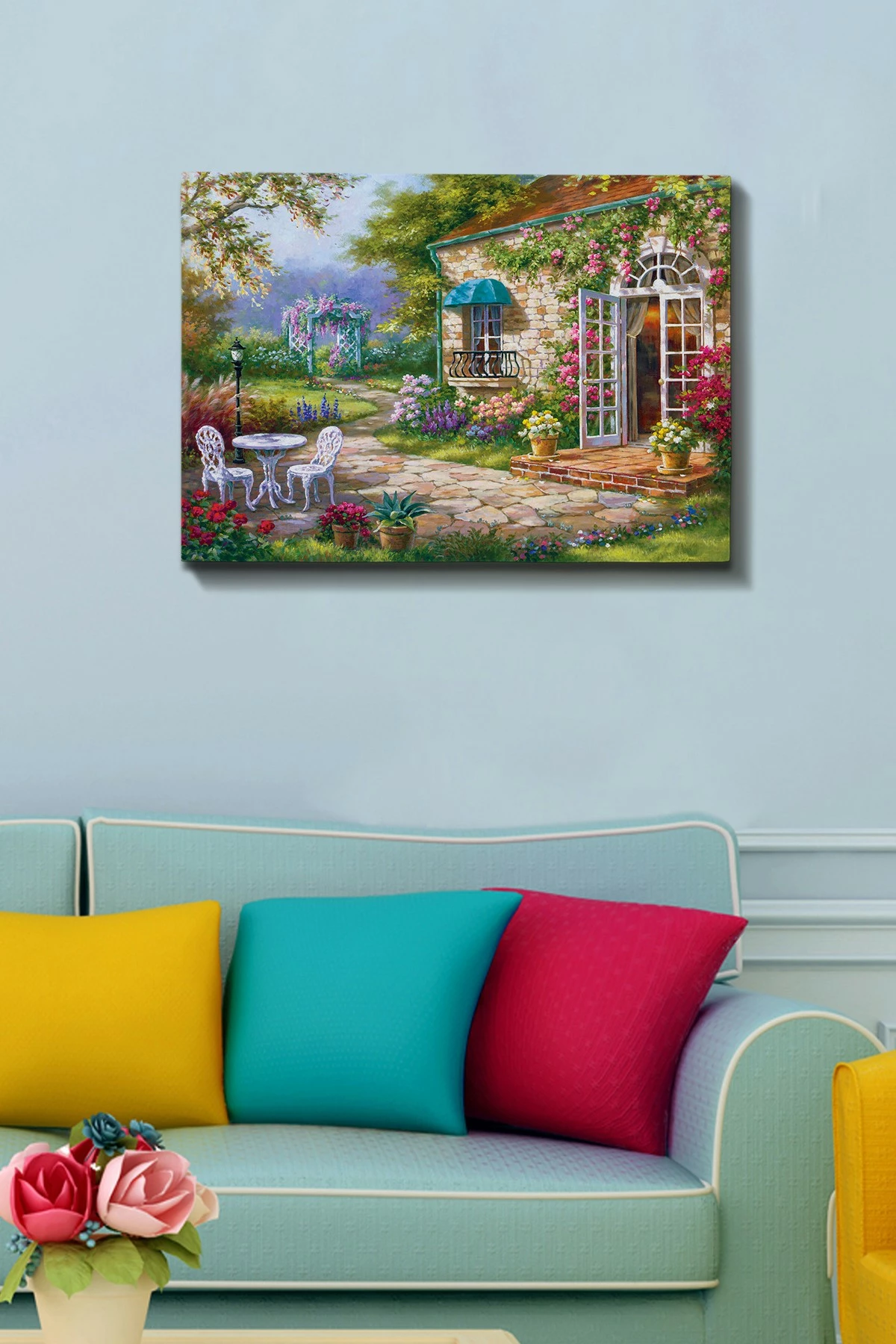 Dekorativna slika na platnu, večbarvna, 50 x 70 cm