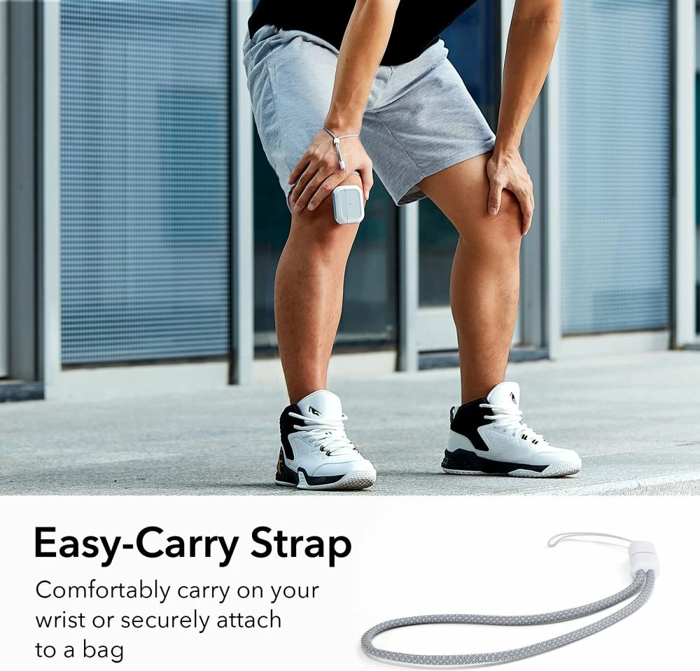 Ovitek z MagSafe ESR Orbit HaloLock za Apple AirPods Pro/Pro 2, bel