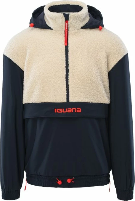 Jakna za smučanje in zunanje aktivnosti, Iguana, bela/črna