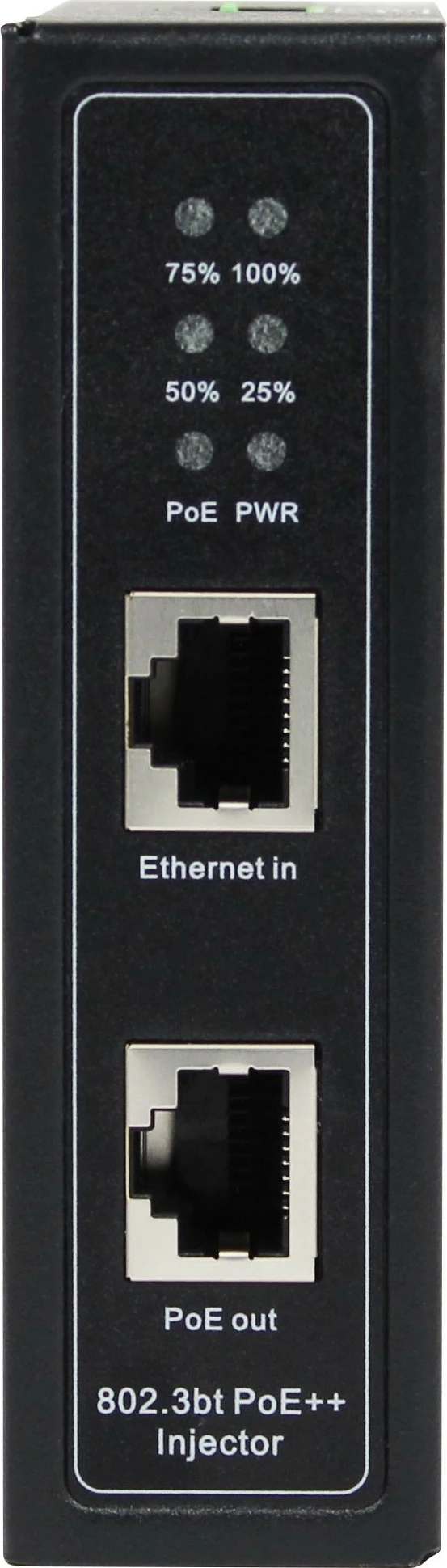 PoE injektor ALLNET Industrial Gigabit, 15,4W/30W/90W, kovinska ohišje