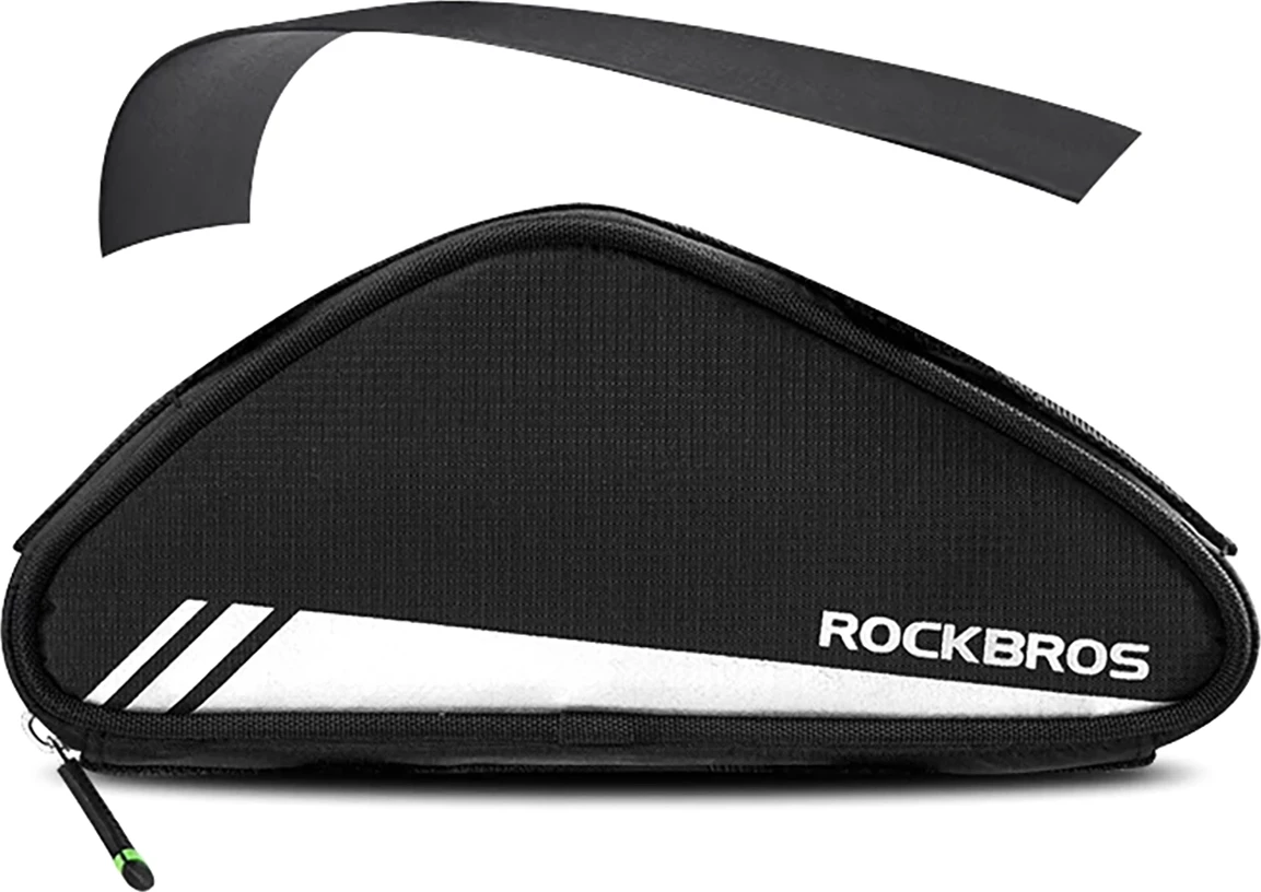 Trekotni okvirna torba za kolo Rockbros B55-BK, 0,7 L, najlon, črna