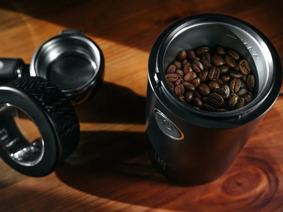 Mlinček za kavo, Lafe GrindMaster LAFMKA47668, 50 g, 150 W, nerjaveče jeklo, črn