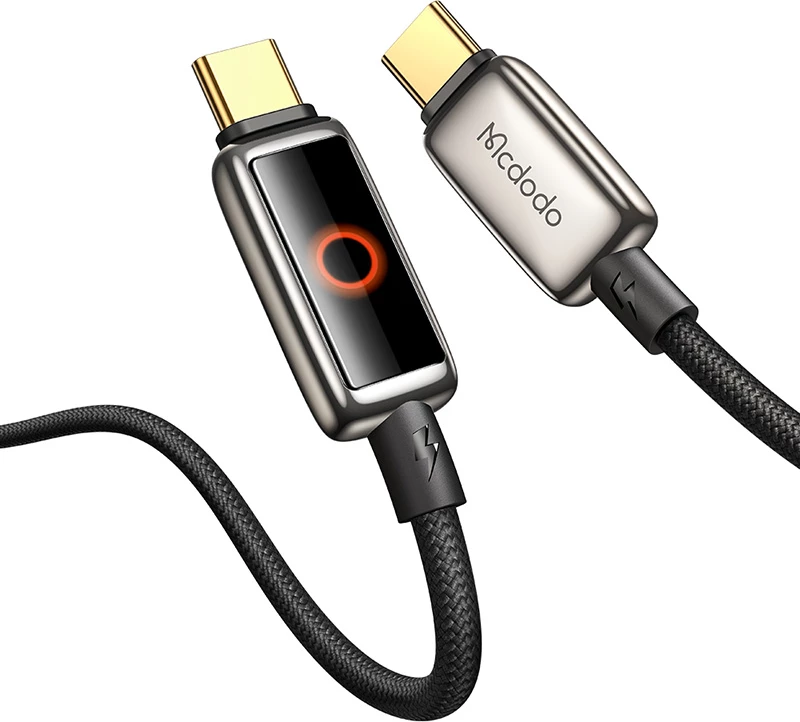 Kabel USB-C na USB-C Mcdodo CA-6680, 1,2 m, črn