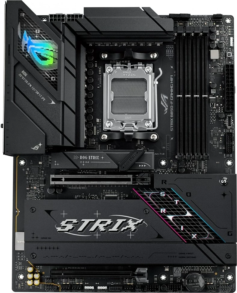 Matična plošča ASUS ROG STRIX B850-F GAMING, Socket AM5, ATX, črna