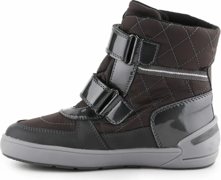 Zimske atletske športne copate Geox za fante, črne