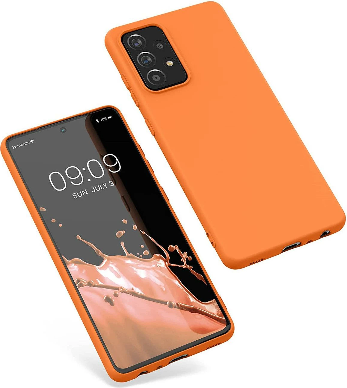 Ovitek iz silikona za Samsung Galaxy A22 4G, Hurtel, roza