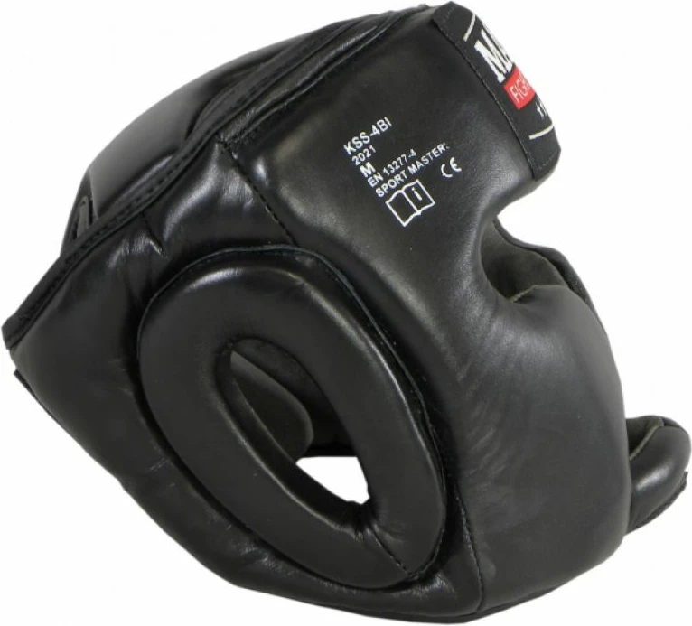 Boksarska čelada za moške Masters, črna