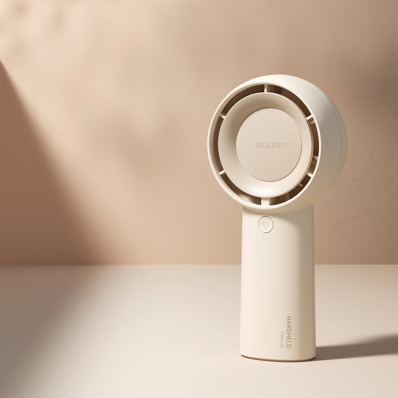 Ročni prenosni ventilator Jisulife Life5 Plus FA43, 4000 mAh, USB-C, bež