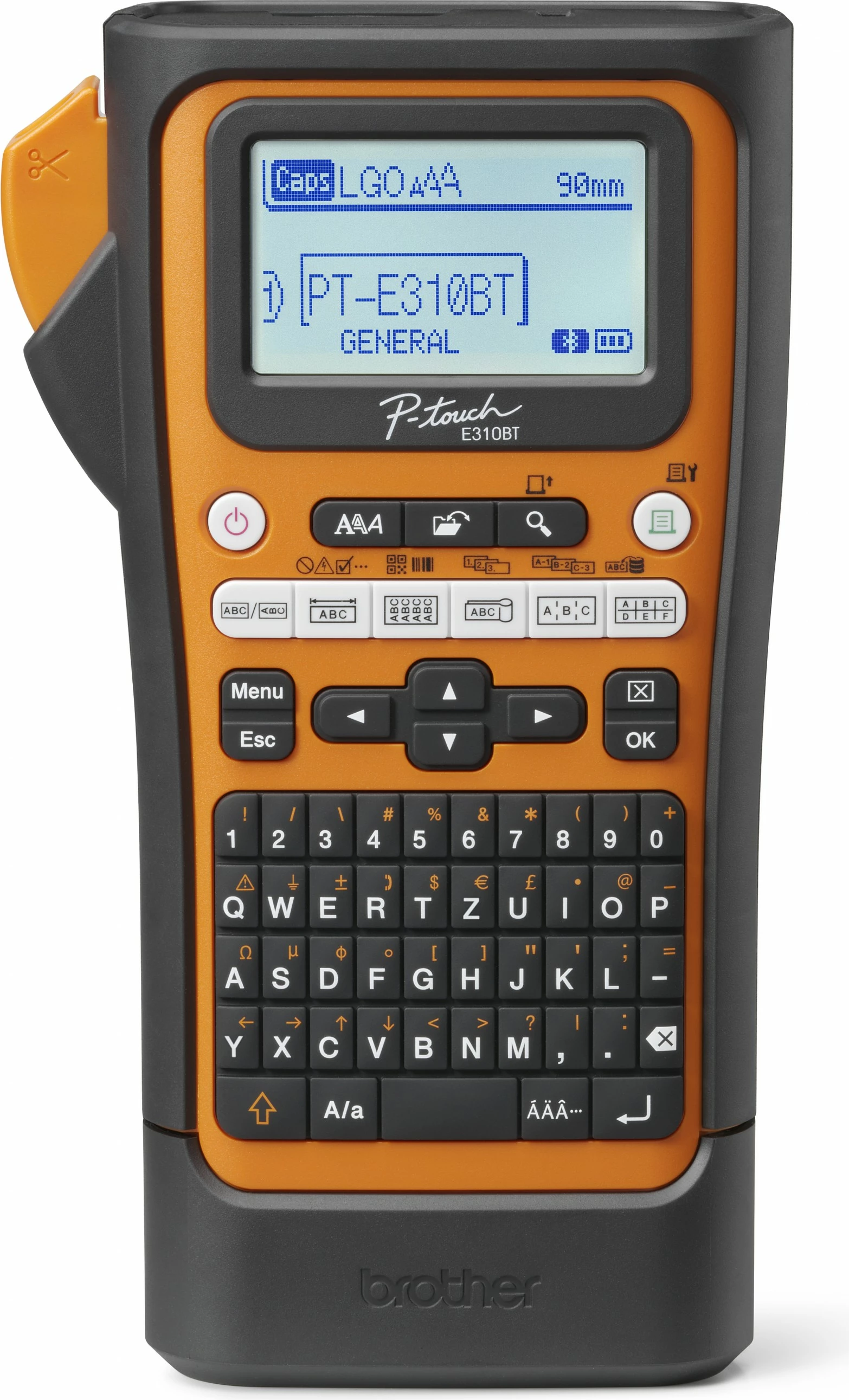 Tiskalnik etiket Brother PT-E310BTVP, QWERTZ, HSE/TZe, 180 x 180 DPI, žični in brezžični