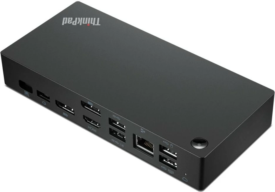 Universalna USB-C Smart docking postaja ThinkPad Lenovo, Thunderbolt 4, 1000 Mbit/s, 4K Ultra HD, črna