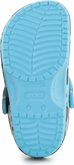 Superge za otroke Crocs Classic Spray camo Clog, temno modre