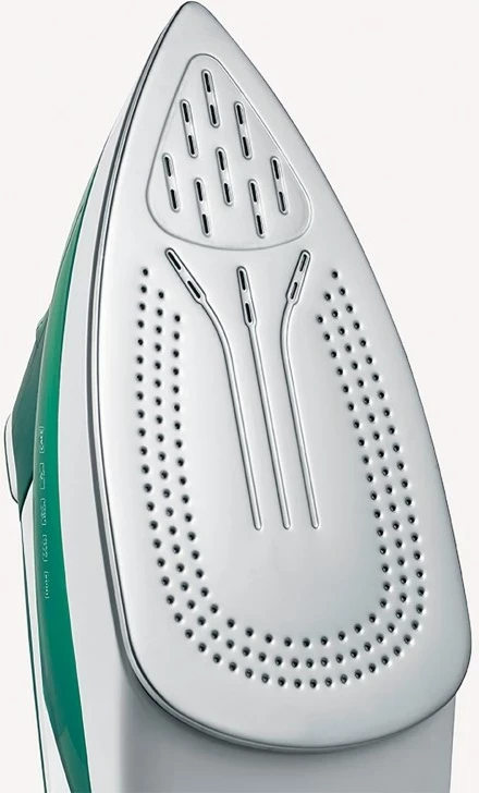 Parni likalnik s keramično podplato Severin BA 3261, 2400 W, bel/zelen