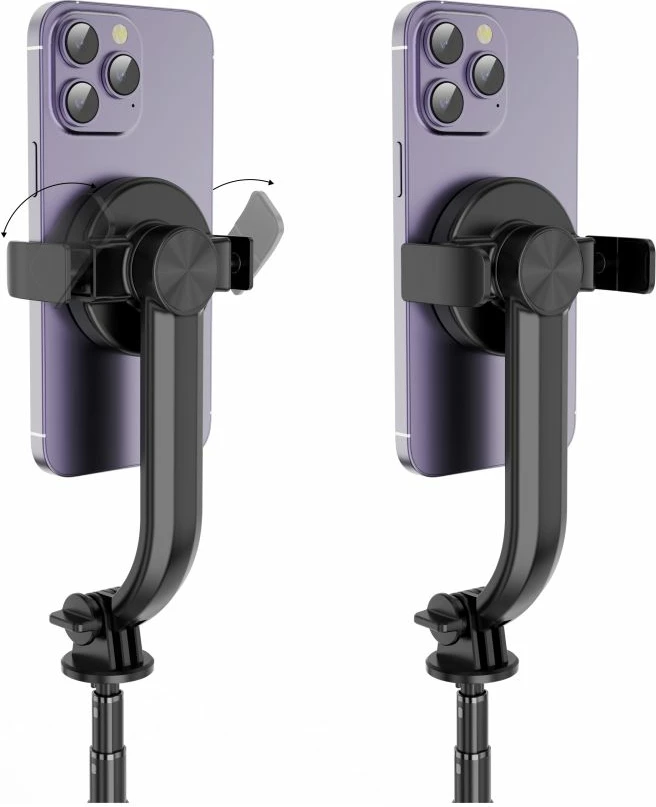 Selfie palica s trinožnikom Tech-Protect L04S, Bluetooth, za pametni telefon, MagSafe, črna