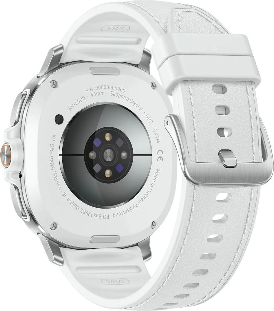 Pametna ura Samsung Galaxy Watch8 Classic SM-L500 46mm, 64 GB, bela