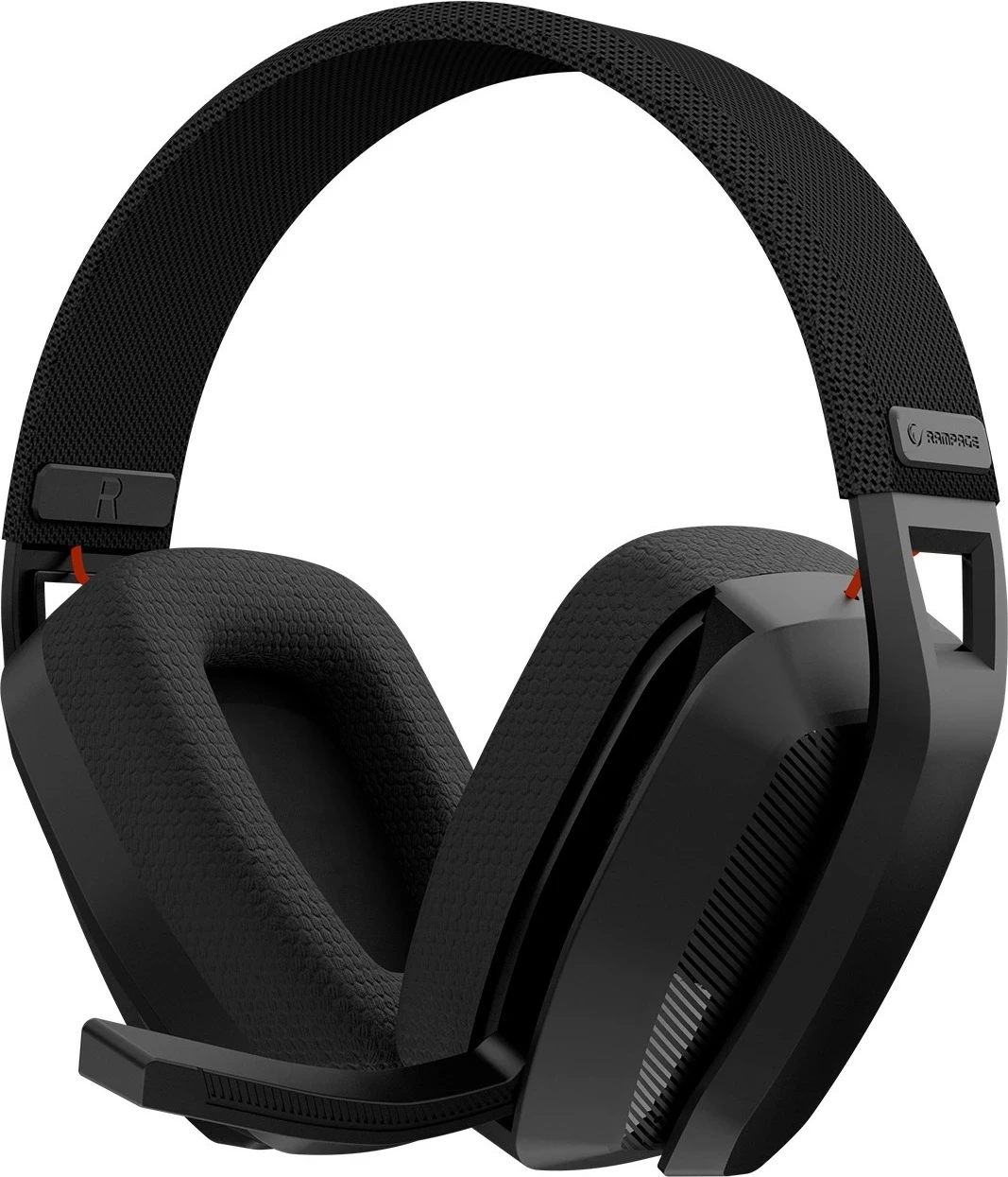 Gaming slušalke Rampage BLITZ, brezžične, Bluetooth 5.3, z mikrofonom, črne