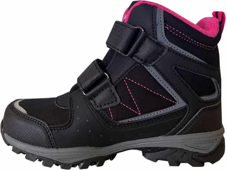 Visoke otroške superge Lee Cooper, črno-roza