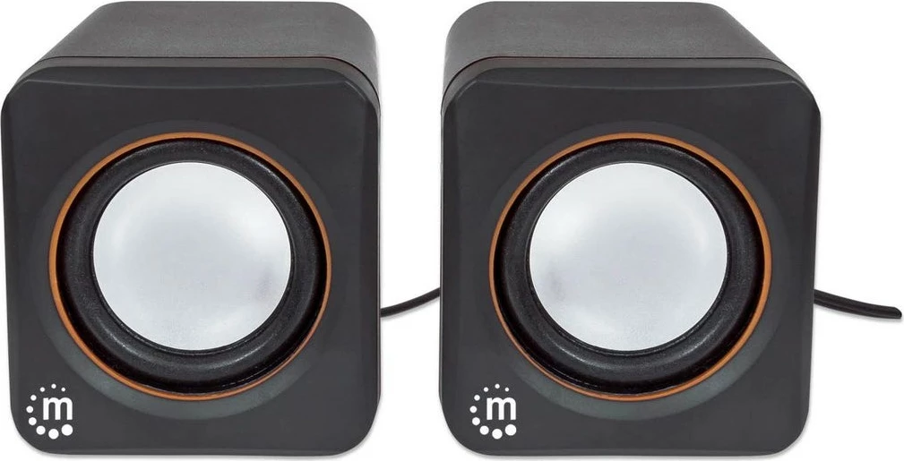 Stereo zvočniki MANHATTAN 2600 Series, 2x3W, USB, 3,5 mm, črni