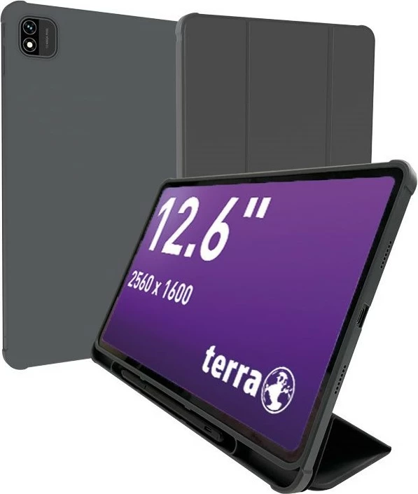 Tablični računalnik 12,6'' 8GB/256GB LTE Android 14, Terra TERRA PAD 1201, črn