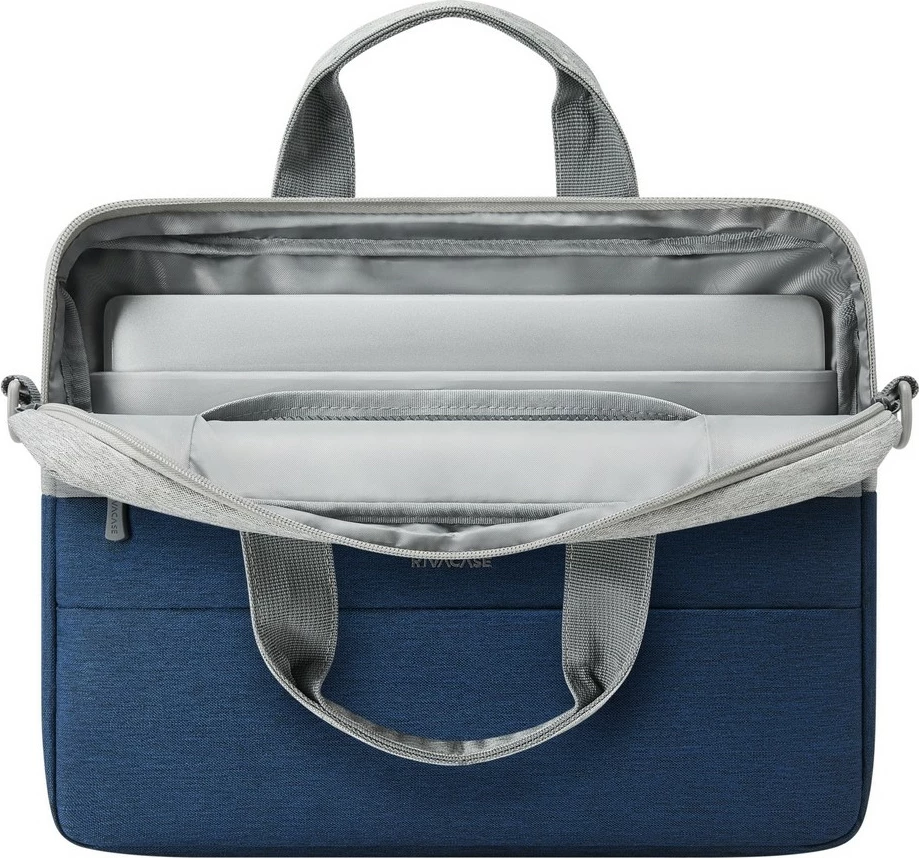 Torba za prenosnik 10,1–14 in, sivo-modra RIVACASE Prater 7522