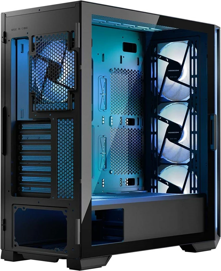 Ohišje MODECOM HORIZON ARGB Flow MIDI USB 3.0 x2 CYPE-C, črno