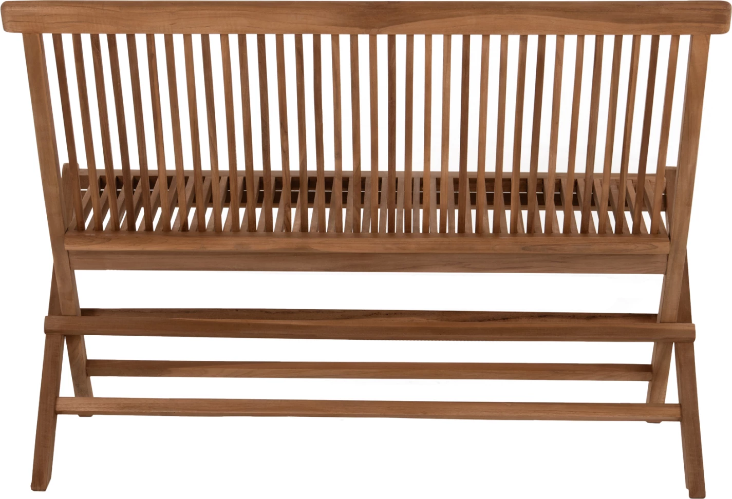 Zložljiva klop KENDALL FH9541 iz tikovine v naravni barvi 120x62x89H cm