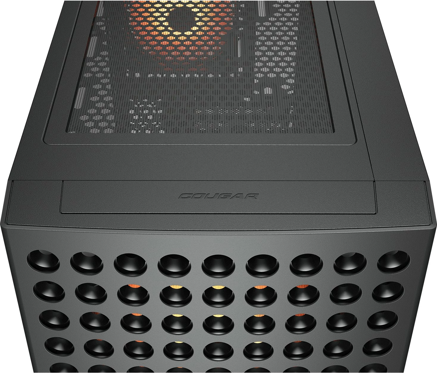 Midi računalniško ohišje Cougar Airface ECO, ARGB, črno