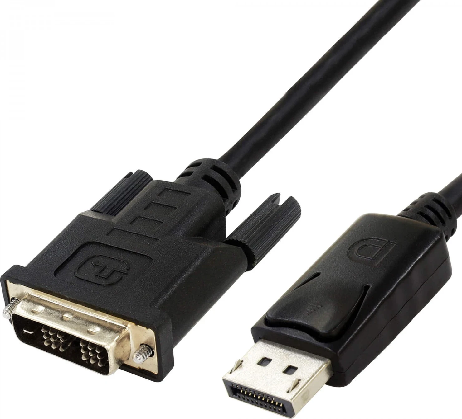 Kabel DisplayPort na DVI Unitek, 1,8 m, črn