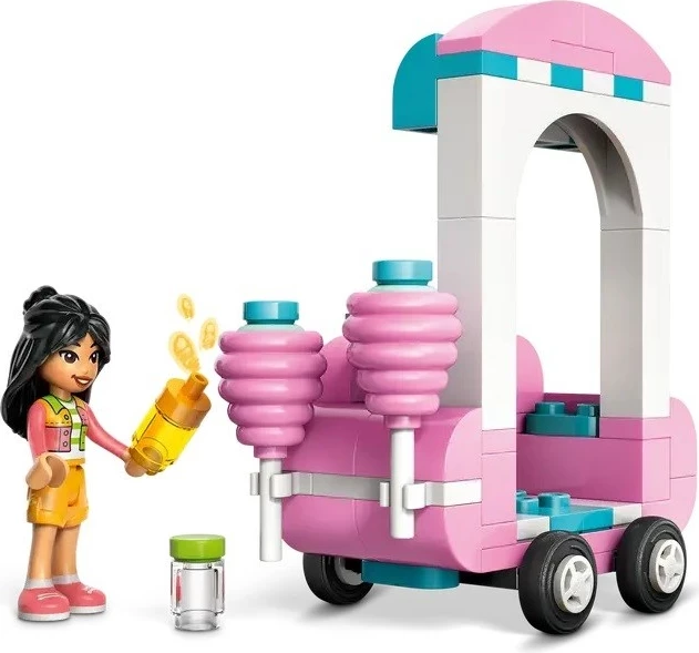 Stojalo s sladkorno peno in skuter, LEGO Friends 42643, rožnato