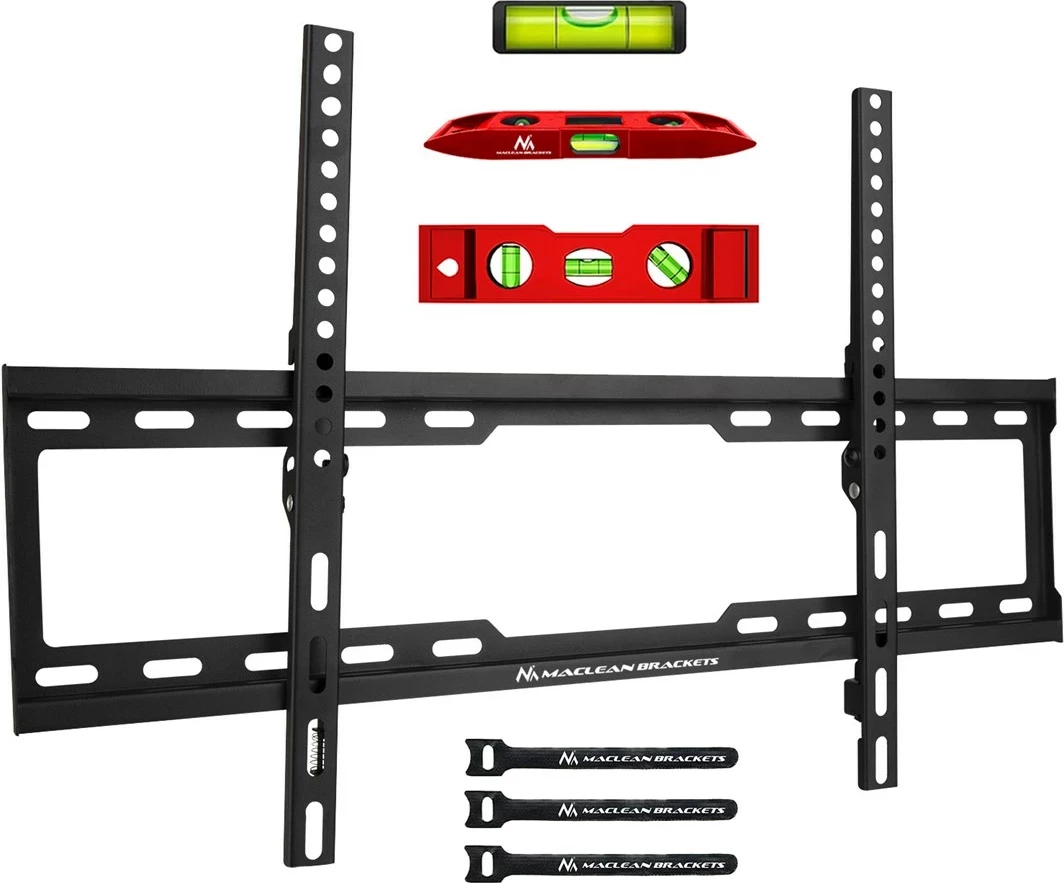 Stenska držala za TV Maclean MC-413, 32"-80", bela