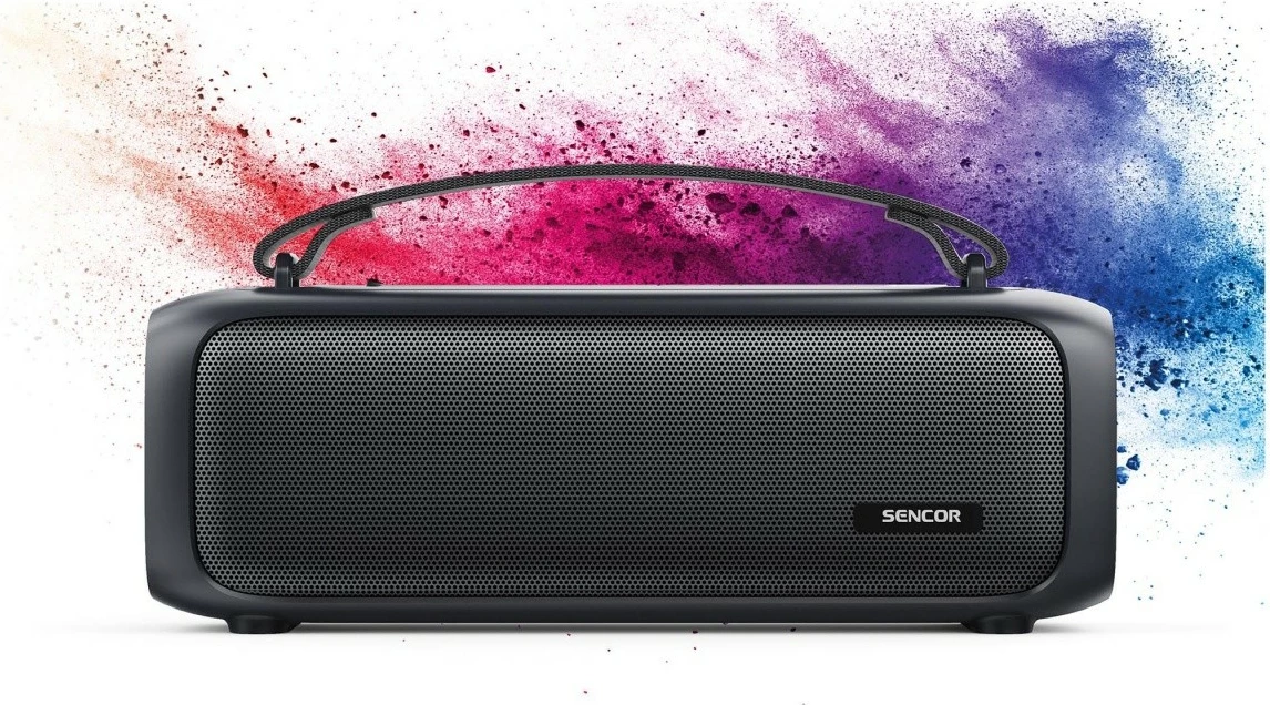 Bluetooth zvočnik Sencor SSS 3000 KIDS, 16 W, LED panel, črn