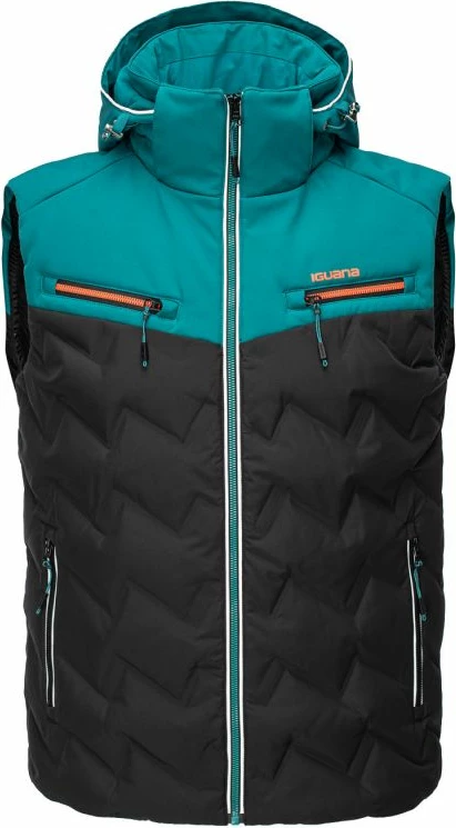 Telovnik za moške Iguana, črn