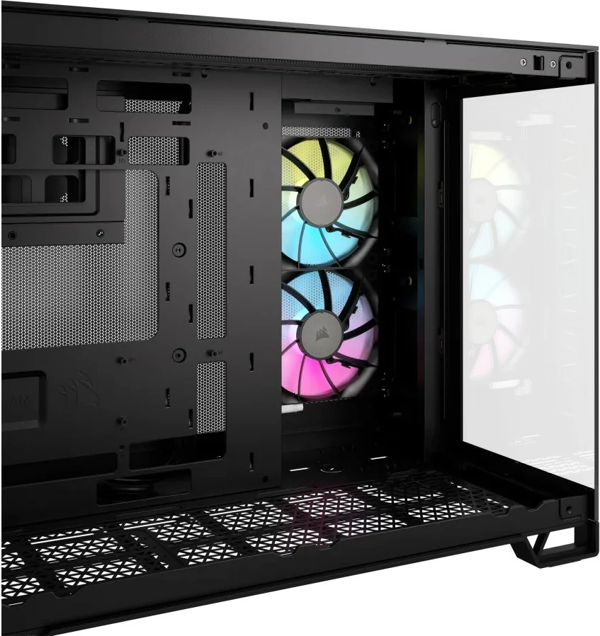 Računalniško ohišje Corsair 2500X RGB Midi Tower mATX, črno