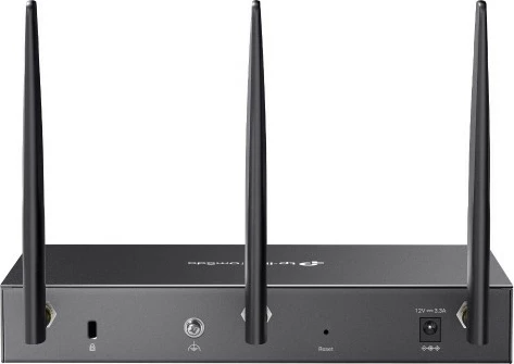 Napreden ruter TP-Link Omada DR3650v AX3000, 4 Gigabit vmesniki, 3 antene, črn