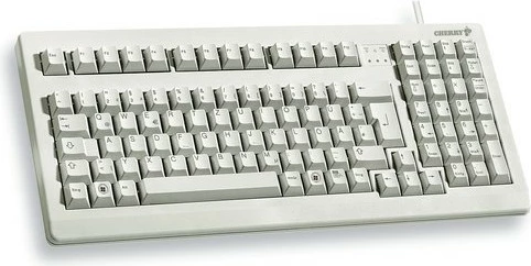Polna tipkovnica Cherry G80-1800, žična, USB, QWERTZ, siva
