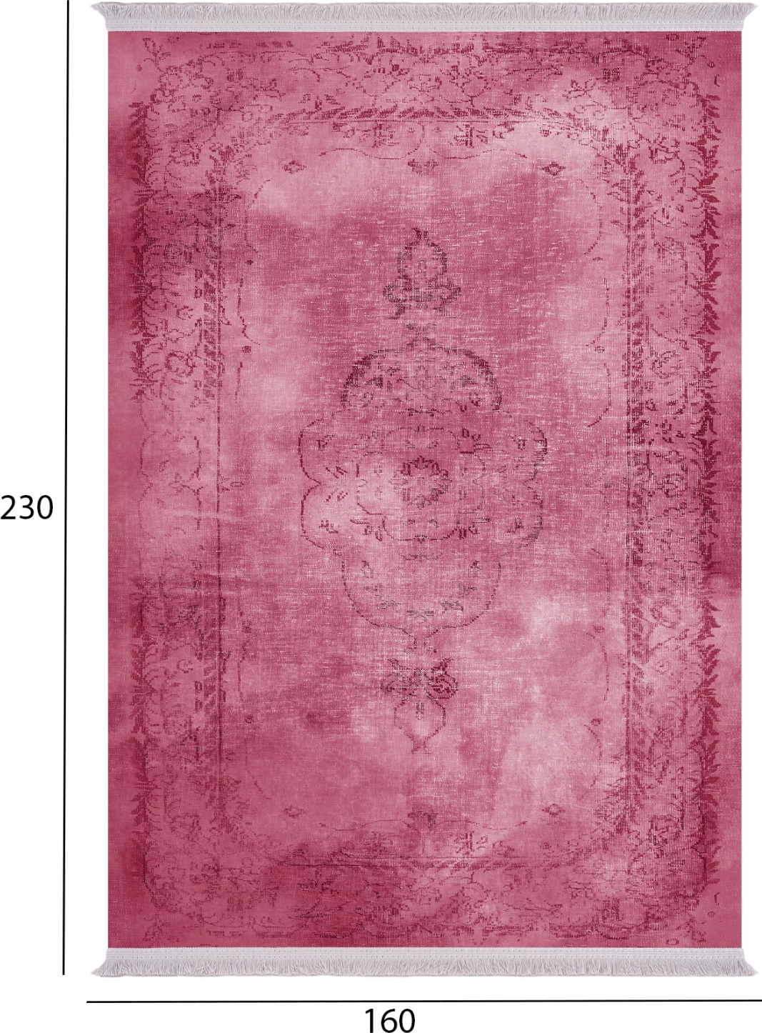 ETHNIC RDEČ, preproga za dnevno sobo, JOSIANE, 160X230 cm