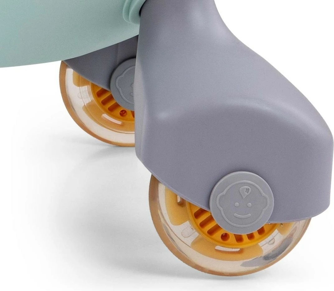 Poganjalec brez pedal z gravitacijskim mehanizmom, Milly Mally Gravity 5926, 4 LED kolesa, 3+, limeta rumena