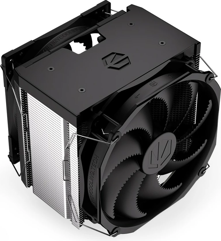 Zračni hladilnik procesorja, 2 ventilatorja, črn Endorfy Fortis 5 Dual Fan, EY3A009