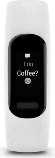 Pametna ura z OLED zaslonom Garmin VIVOSMART 5, GPS, bela