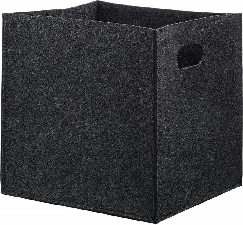 Organizator za mizo iz 100% filca, črn, Evila Originals HMY-6368, 24x24x24 cm