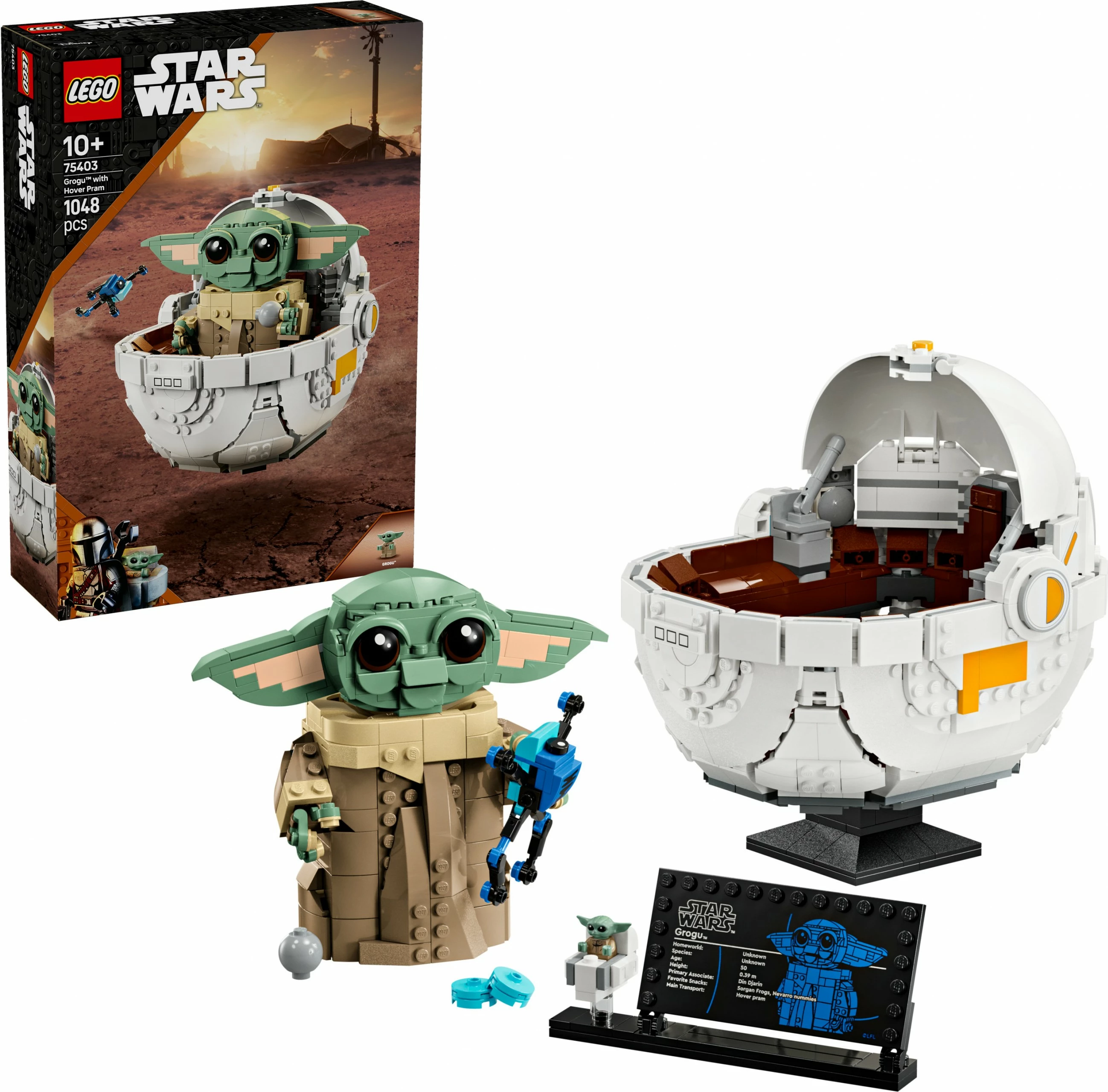 Komplet za sestavljanje Grogu LEGO Star Wars, večbarven