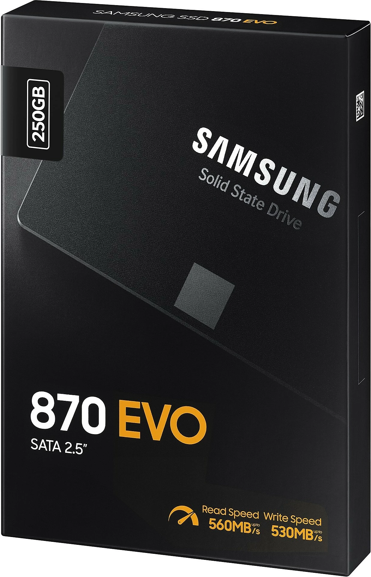 SSD 250 GB, 2,5", 560 MB/s, 6 Gbit/s, črn Samsung 870 EVO