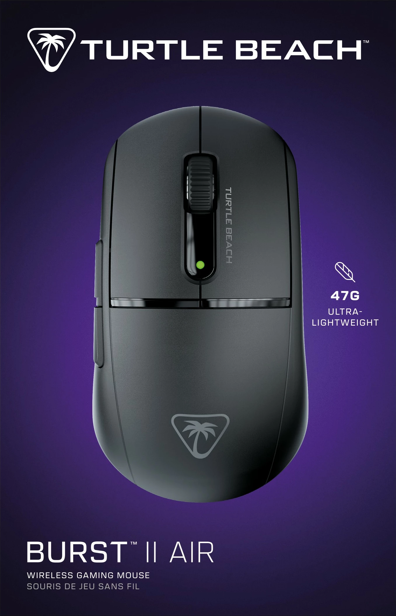 Gaming miška Turtle Beach Burst II Air, črna