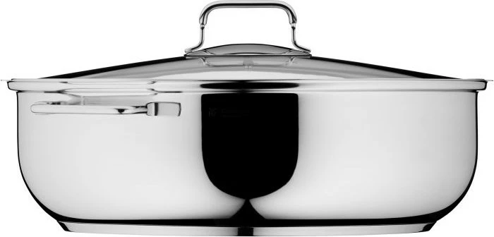 Pekač z steklenim pokrovom in termometrom, WMF, iz nerjavnega jekla