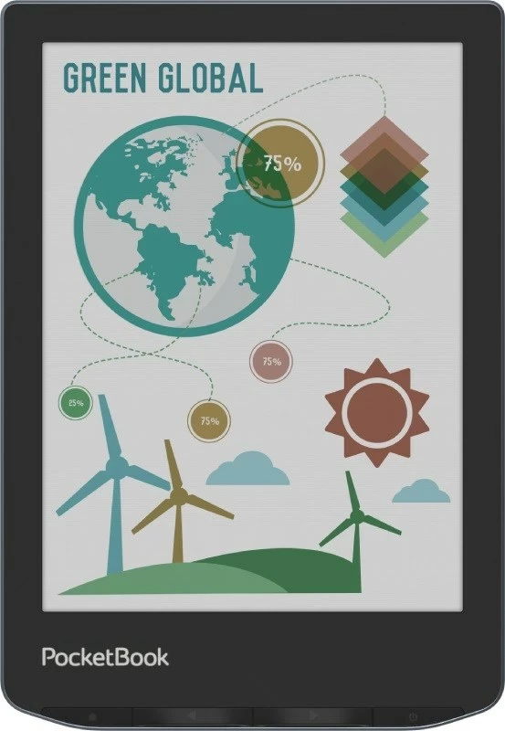 Barvni čitalnik PocketBook Verse Pro Color PB634K3-1-WW, črn