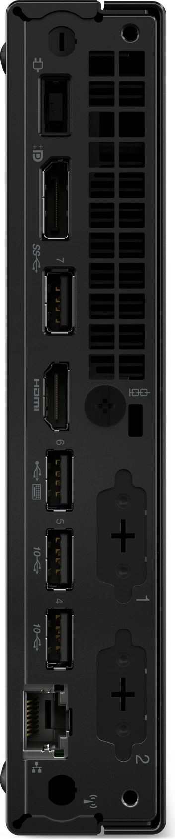 Mini računalnik Lenovo ThinkCentre M70q Tiny G5, i5-13400T, 16 GB RAM, 256 GB SSD, brez operacijskega sistema, črn