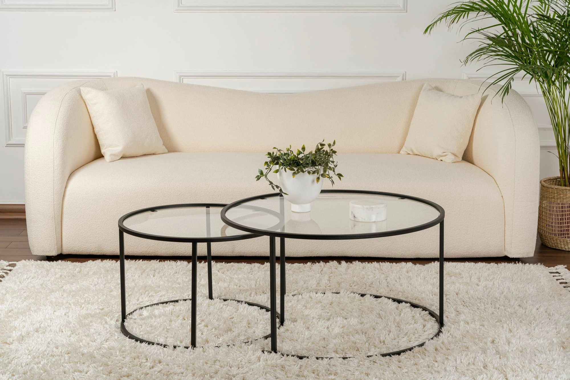 Set mizic za kavo Nordure, Aurum - 80, 60 - črn, prozoren