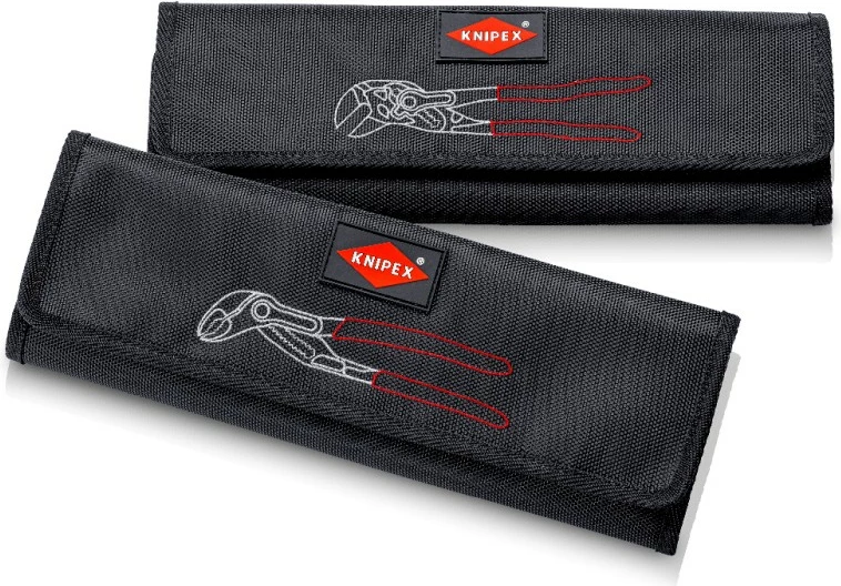 Set klešč Knipex 00 19 55 S7, 3 kosi, 125–300 mm, z etuijem, kovinsko/rdeče