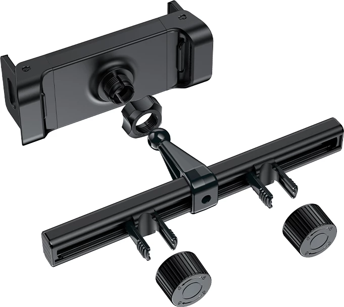 Nosilec za naslon za glavo v avtomobilu Acefast D8, za telefon in tablico, 135–230 mm, črn