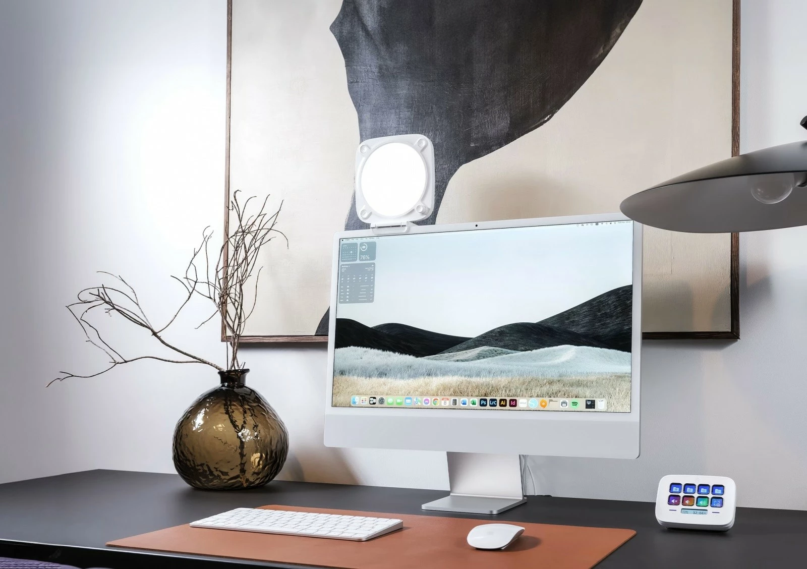 LED panel za mizo Elgato Key Light Neo, bel